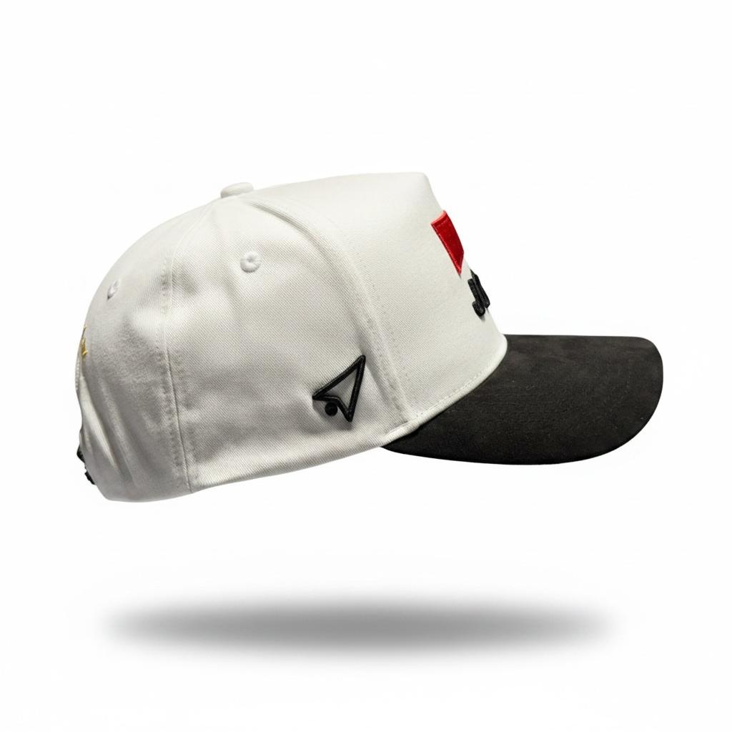 GORRA JOOI RED FLAG WHITE